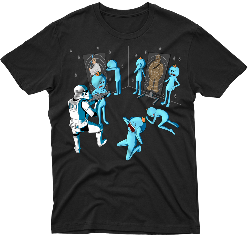 Official Mr. Meeseeks Stormtrooper Target Training Threadfox