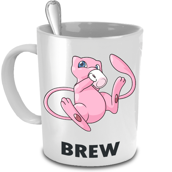 Brew the Mew Pokemon Pun Mug