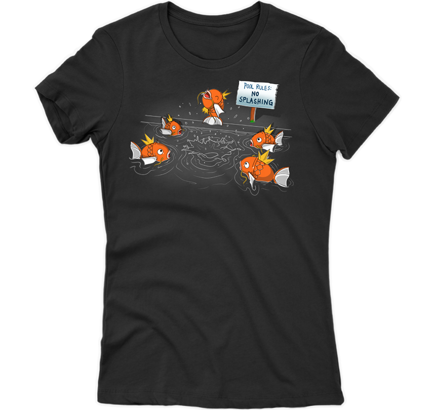 Magikarp Pool Rules No Splashing Version 2 Shirt Threadfox