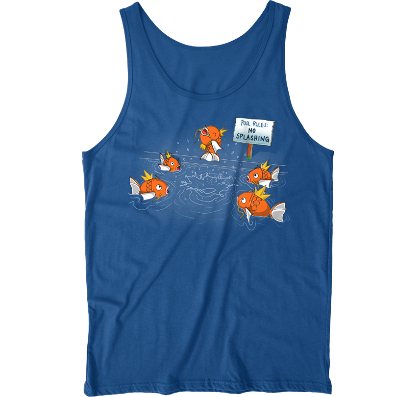 Magikarp Pool Rules No Splashing Version 2 Shirt Threadfox